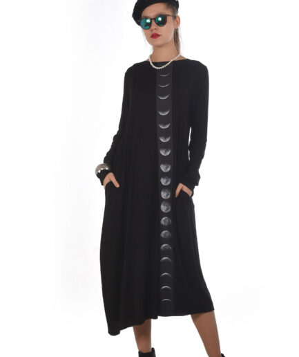 Rochie asimetrica Night Sky